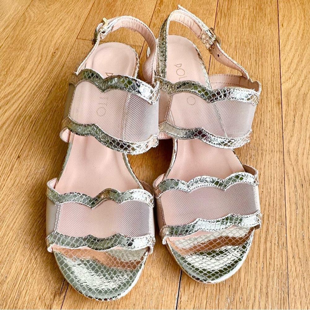 Pole to Pink and Silver Women's Sandals